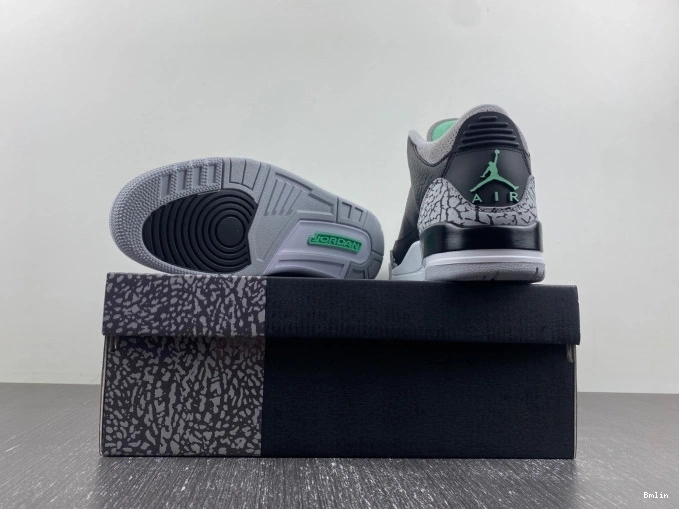 Bmlin Shoes Green 3 Jordan Glow Air CT8532-031 0709